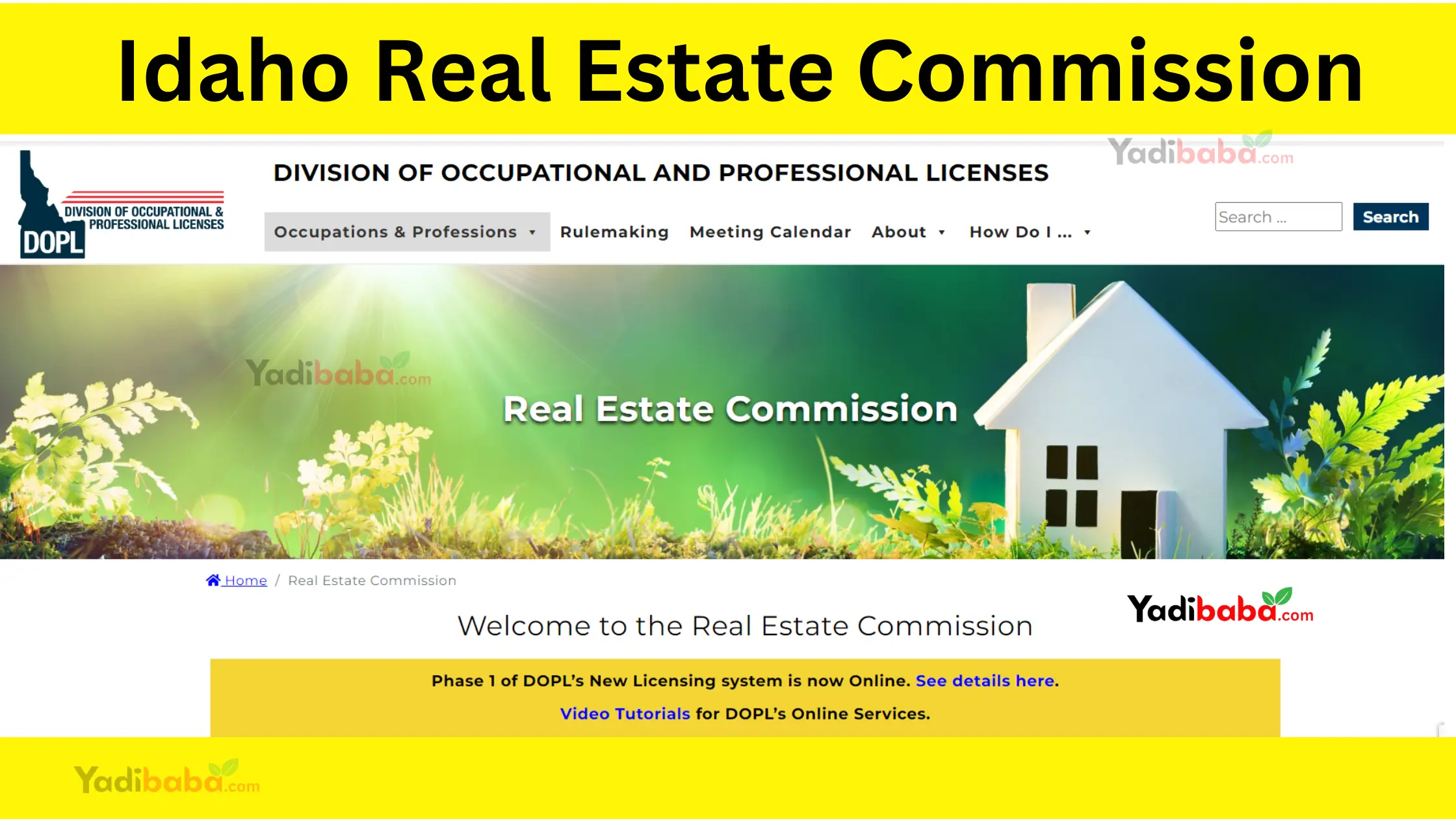 idaho real estate commission